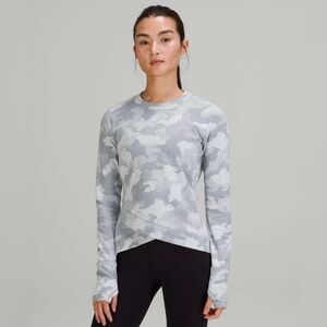 Lululemon Close to Crossing Long Sleeve Shirt *Rulu 8 Heritage Speckle Camo Grey